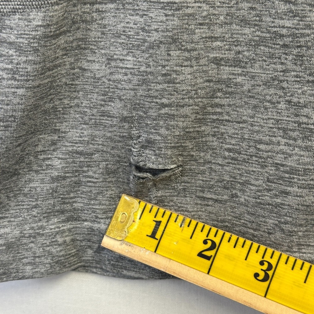 Lululemon Seamless Athletic Short Sleeve Top Gray Women's Size 4 - Picture 5 of 11